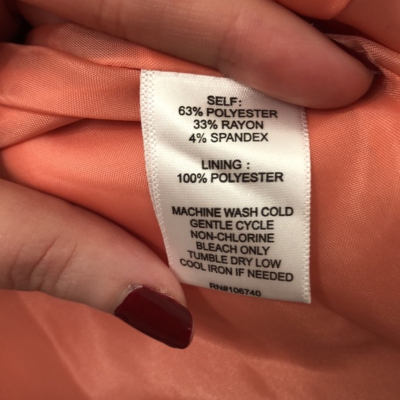 SOLD - Chadwicks // salmon colored blazer - Picture 10 of 10